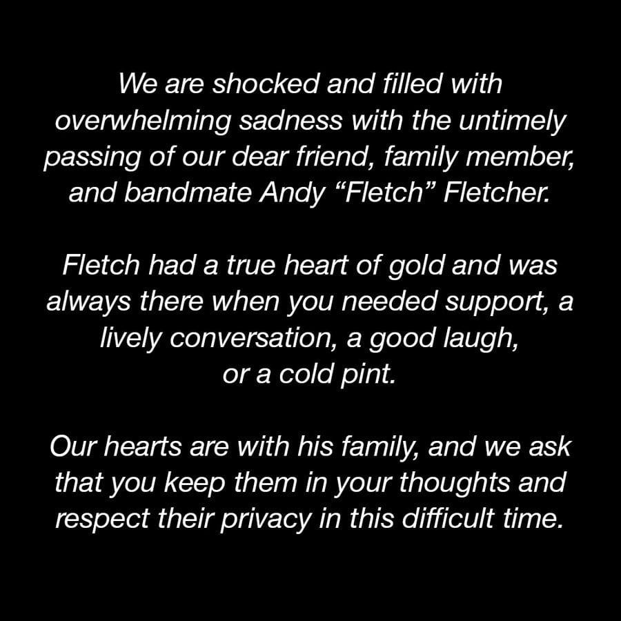 Andy Fletcher (depeche Mode) Dead, Aged 60